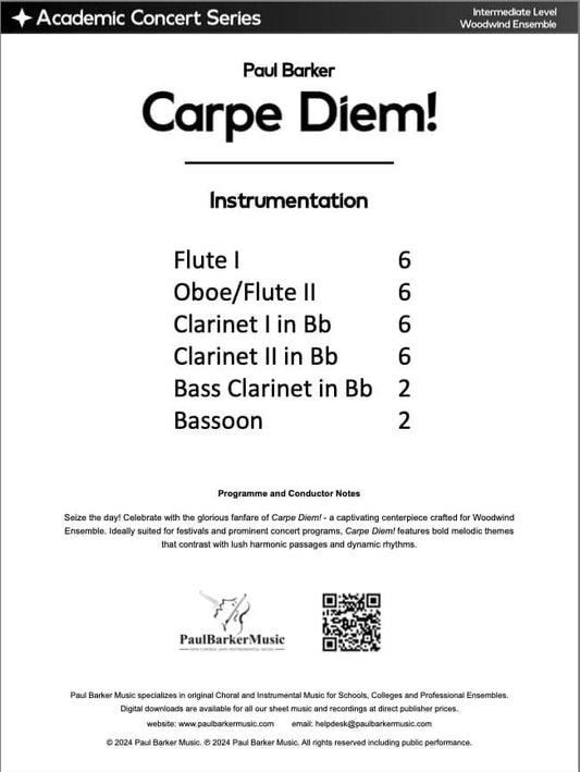 Carpe Diem! (Woodwind Ensemble)