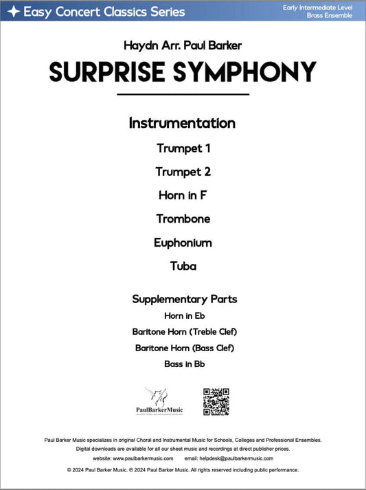 Surprise Symphony (Brass Ensemble)