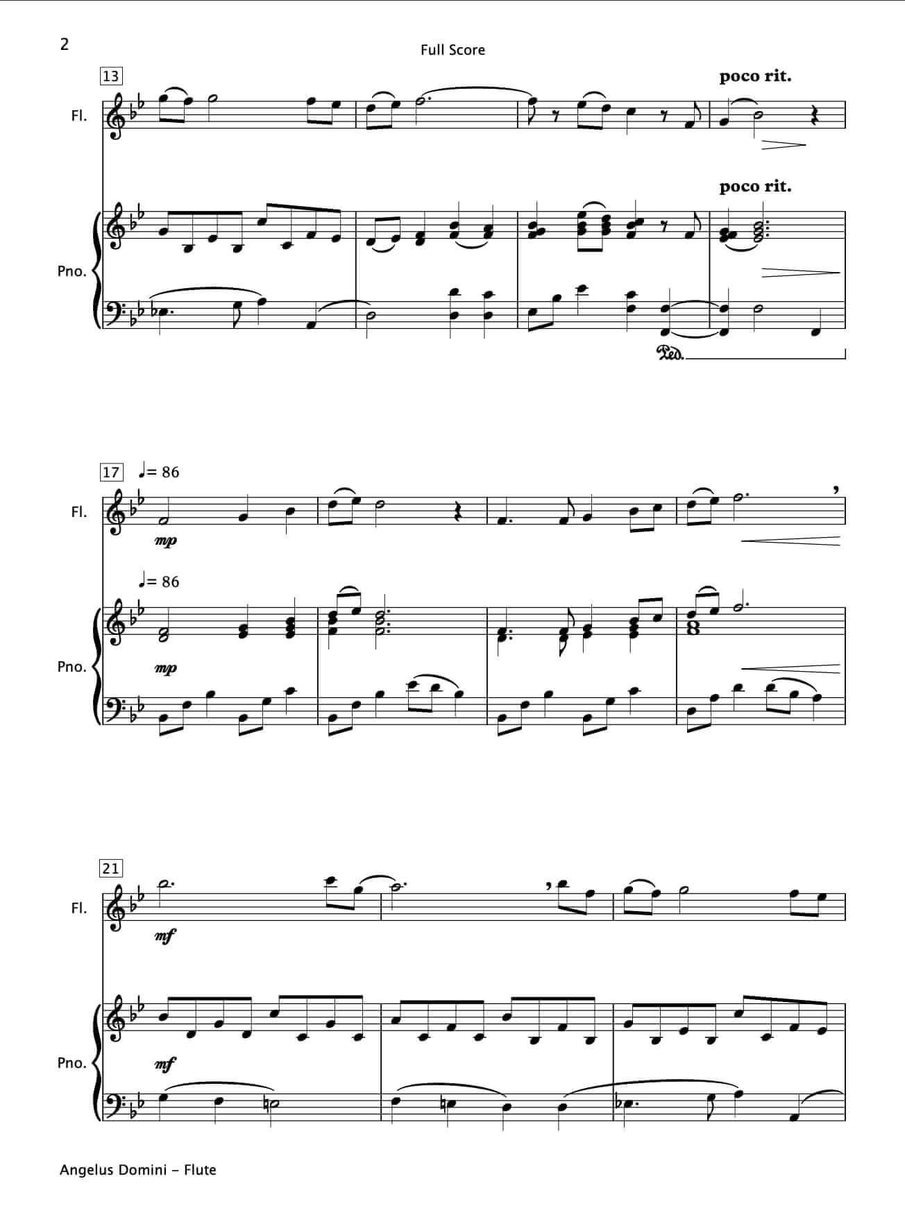 Angelus Domini (Flute & Piano)