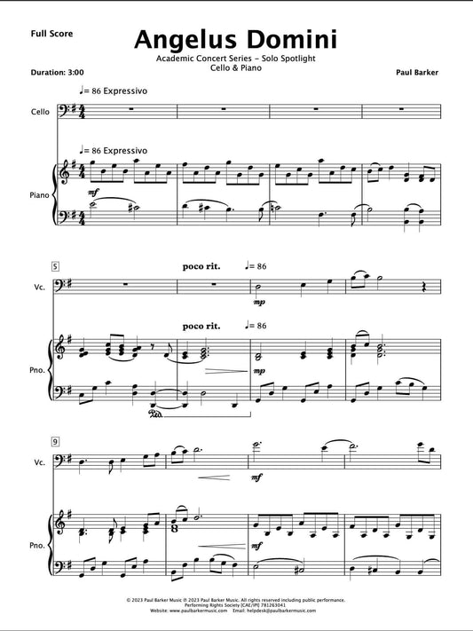 Angelus Domini (Cello & Piano)