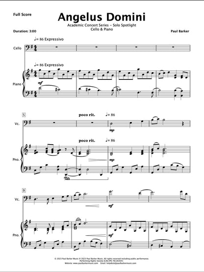 Angelus Domini (Cello & Piano)