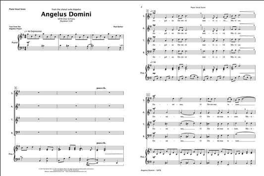 Angelus Domini (SATB Choir & Piano)