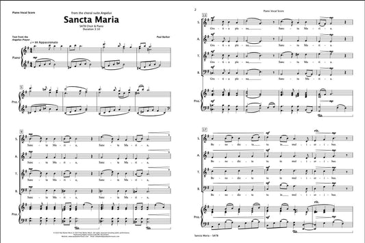 Sancta Maria (SATB Choir & Piano)