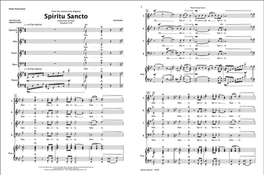 Spiritu Sancto (SATB Choir & Piano)