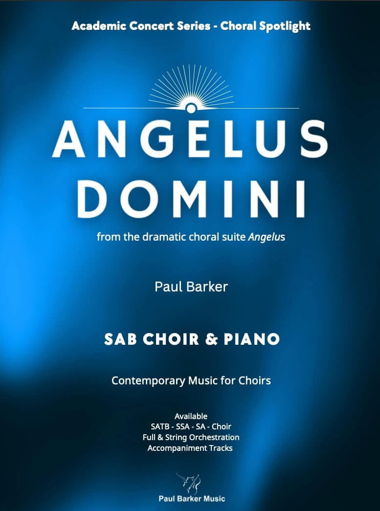 Angelus Domini (SAB Choir & Piano) - Paul Barker Music