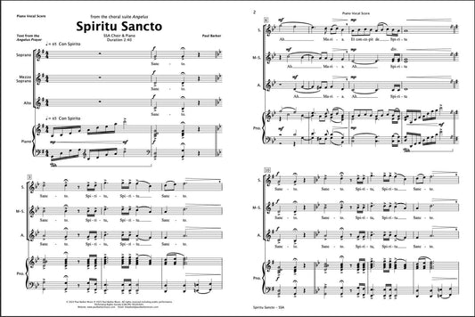 Spiritu Sancto (SSA Choir & Piano)