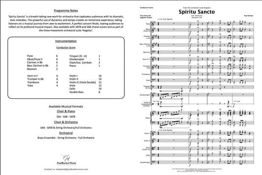 Spiritu Sancto (Full Orchestra)