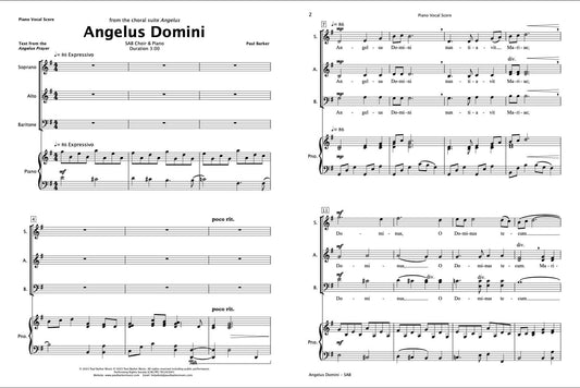 Angelus (SAB Choir & Piano)