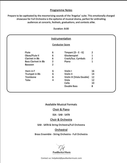 Angelus (Full Orchestra)