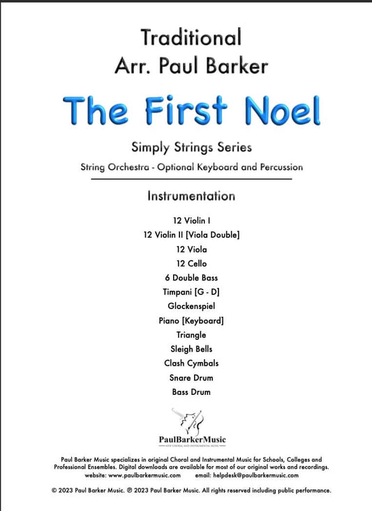 The First Noel (String Orchestra)