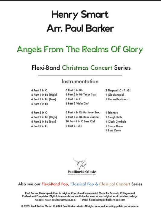 Angels From The Realms Of Glory (Flexi-Band)