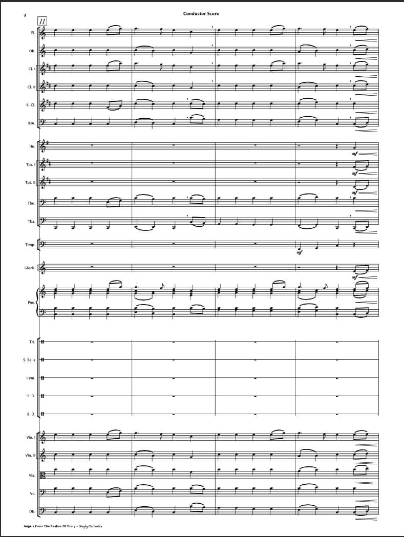 Angels From The Realms Of Glory (Full Orchestra)