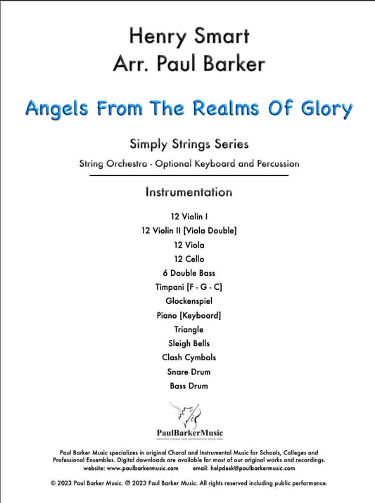 Angels From The Realms Of Glory (String Orchestra)