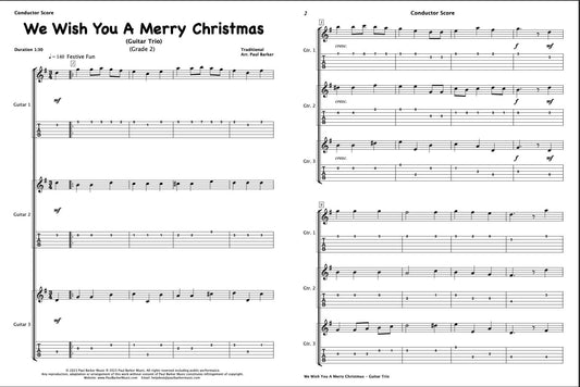 We Wish You A Merry Christmas (Guitar Trio)