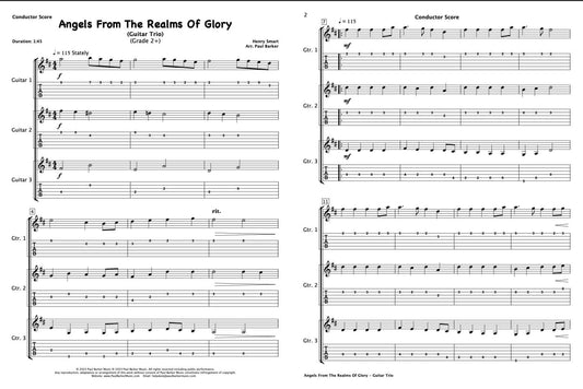 Angels From The Realms Of Glory (Guitar Trio)