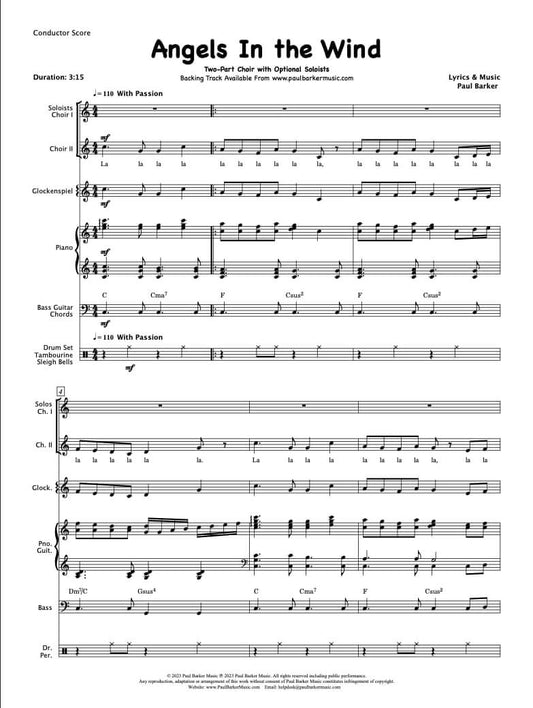 Angels In The Wind - Paul Barker Music