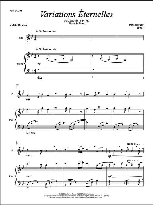 Variations Eternelles (Flute & Piano)