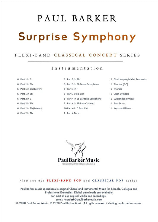 Surprise Symphony - Paul Barker Music