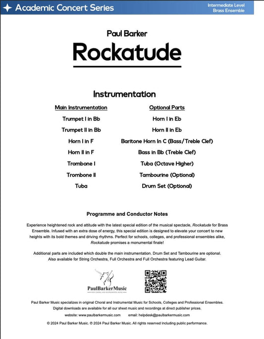 Rockatude (Brass Ensemble)