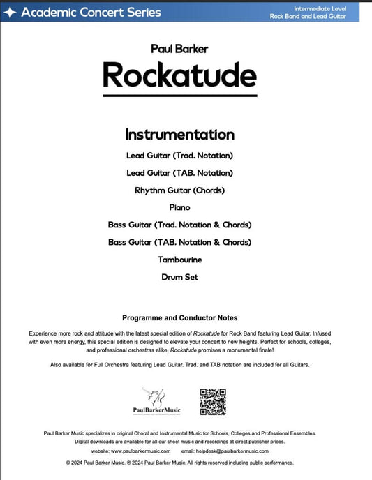 RockAtude (Rock Band) - Paul Barker Music