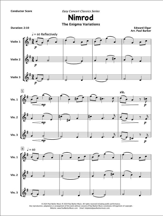 Nimrod (Violin Trio)