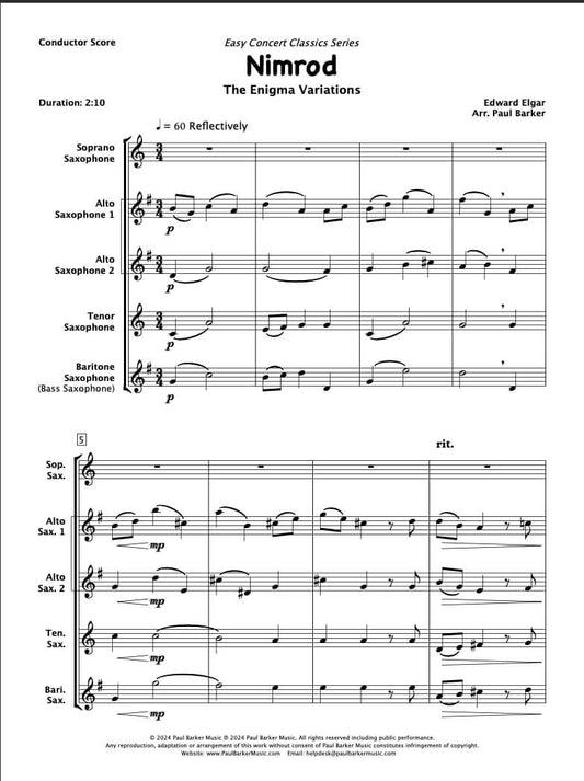 Nimrod (Saxophone Ensemble)