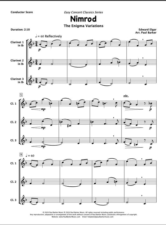 Nimrod (Clarinet Trio)