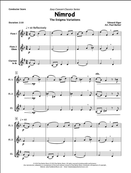 Nimrod (Woodwind Trio)