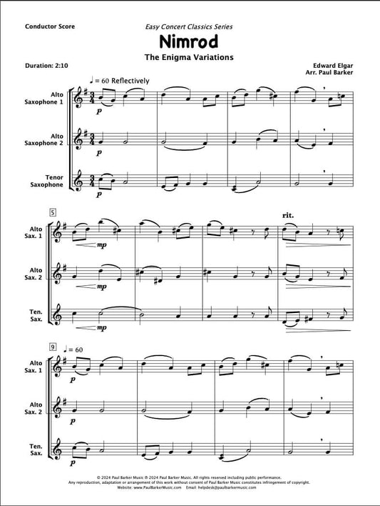 Nimrod (Saxophone Trio)