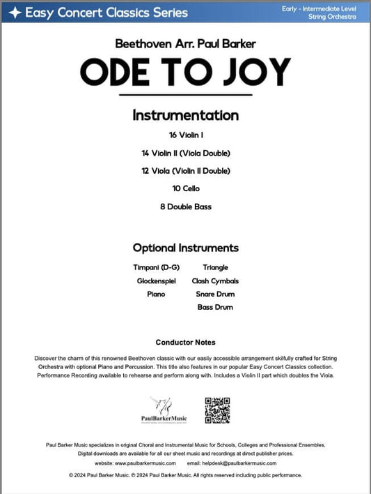 Easy Concert Classics Book 1 (String Orchestra)