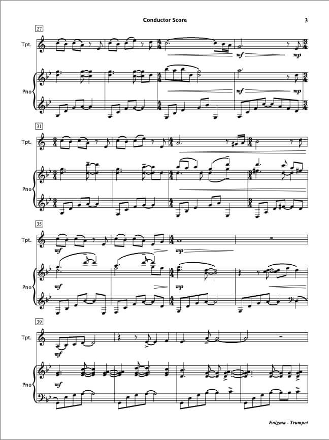 Enigma (Trumpet & Piano)