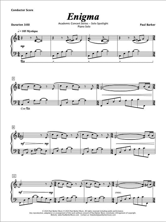 Enigma (Piano Solo)