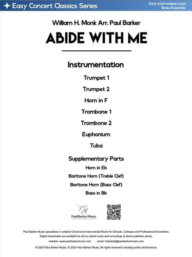 Abide With Me (Brass Ensemble)