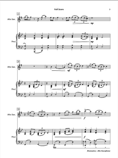 Dramatica (Alto Saxophone & Piano)
