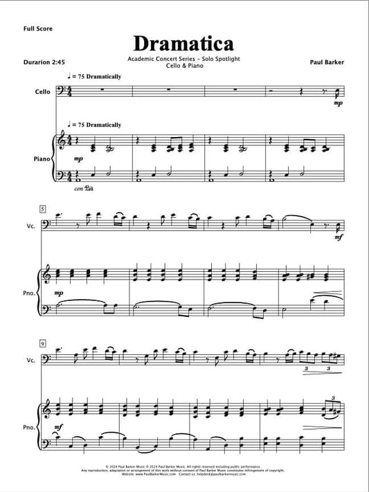 Dramatica (Cello & Piano)