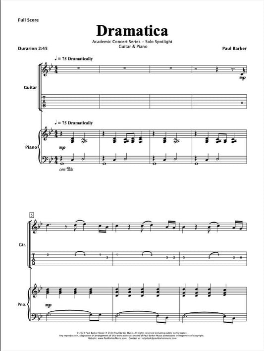 Dramatica (Electric Guitar & Piano)