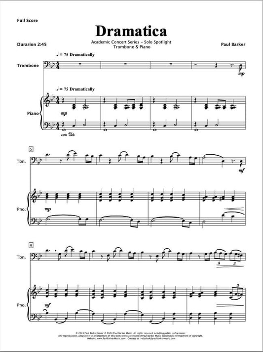 Dramatica (Trombone & Piano)