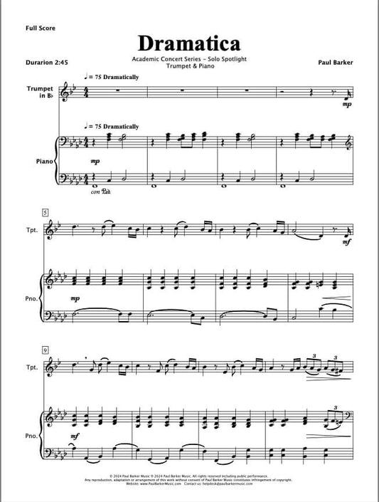 Dramatica (Trumpet & Piano)