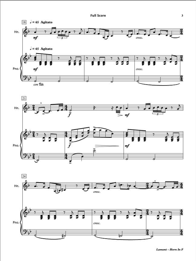 Lament (French Horn & Piano)