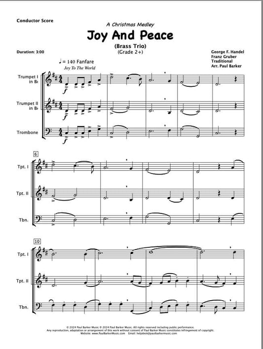 Joy And Peace (Brass Trio)