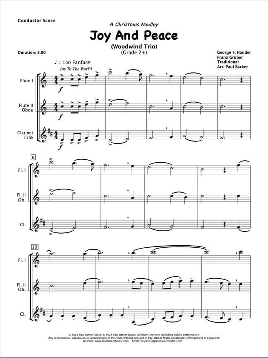 Joy And Peace (Woodwind Trio)