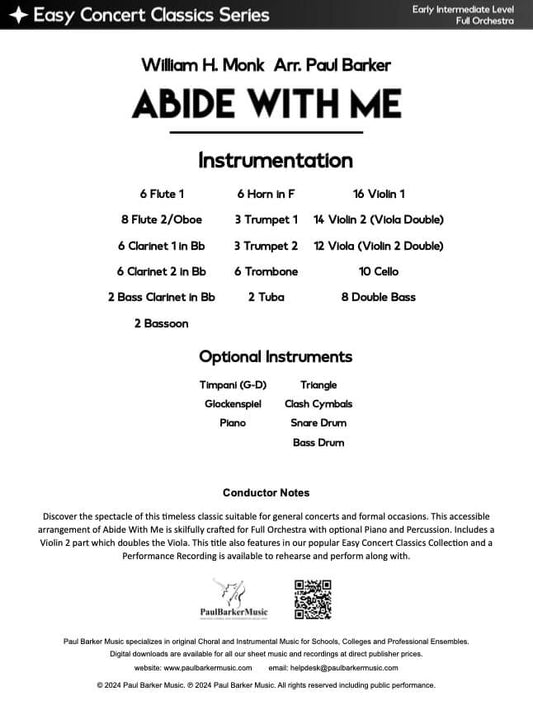 Abide With Me (Full Orchestra)