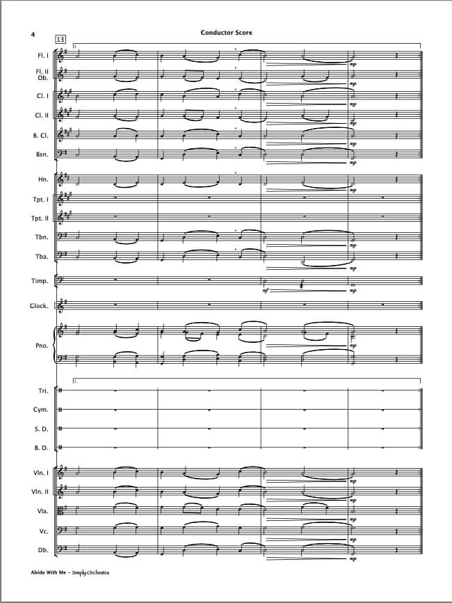 Abide With Me (Full Orchestra)