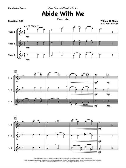 Abide With Me (Flute Trio)