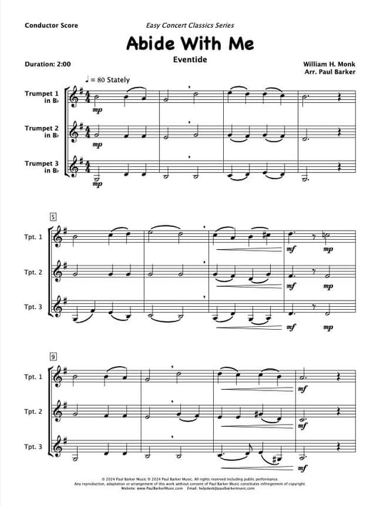 Abide With Me (Trumpet Trio)