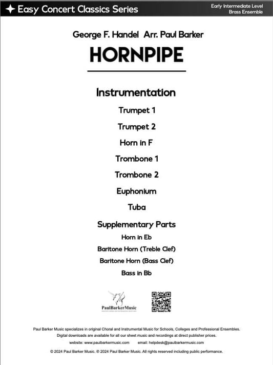 Hornpipe (Brass Ensemble)