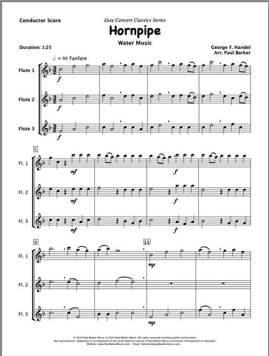 Hornpipe (Flute Trio)