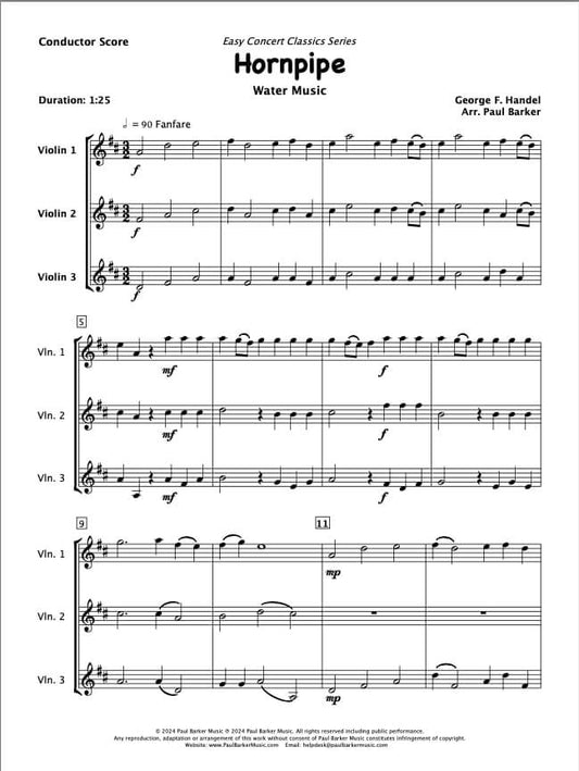 Hornpipe (Violin Trio)