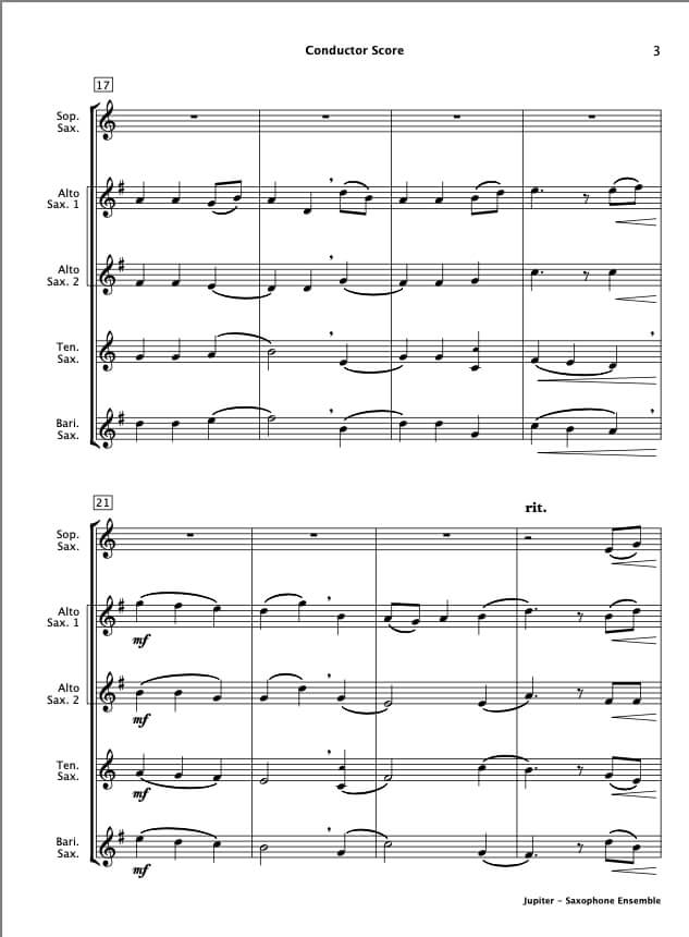 Easy Concert Classics Book 2 (Saxophone Ensemble)