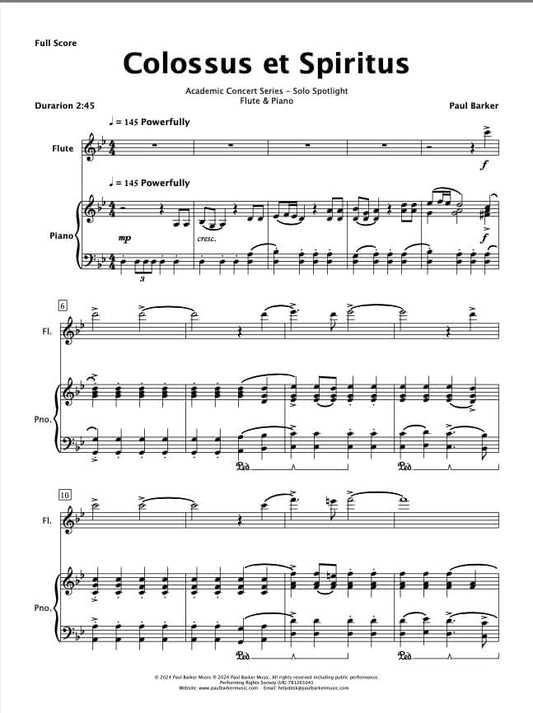 Colossus (Flute & Piano)